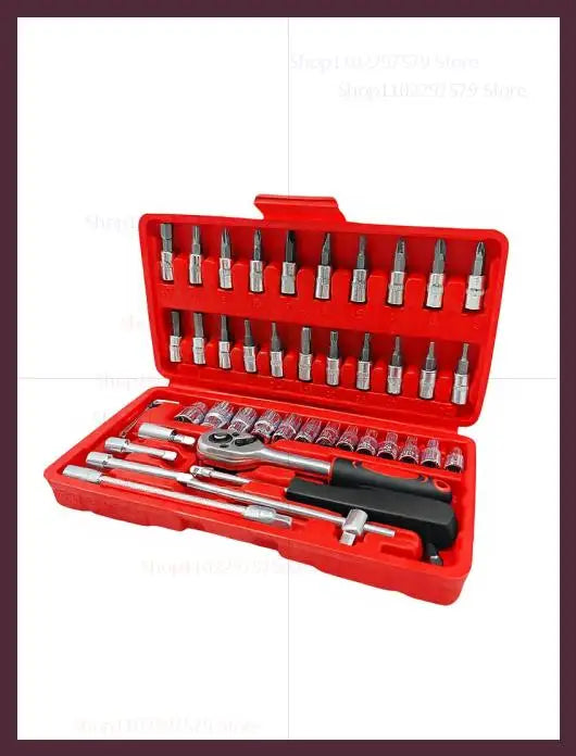 🔧 Kit Complet d’Outils Auto 46 Pièces – Tout pour vos Réparations